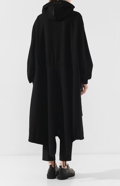 Шерстяное пальто YOHJI YAMAMOTO, арт. YC-C01-105, фото 4