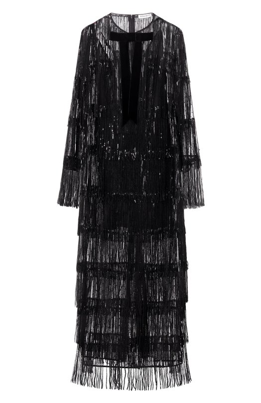 Платье с отделкой пайетками Nina Ricci 25ACR0048/PL0481 Чёрный 25ACR0048/PL0481
