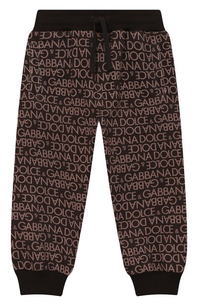 Хлопковые джоггеры DOLCE & GABBANA, арт. L4JPFE/HS7MN/2-6