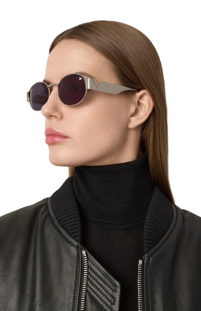 Солнцезащитные очки VINTAGE FRAMES, арт. CYPHER 24KT WHITE G0LD/BLACK, фото 3