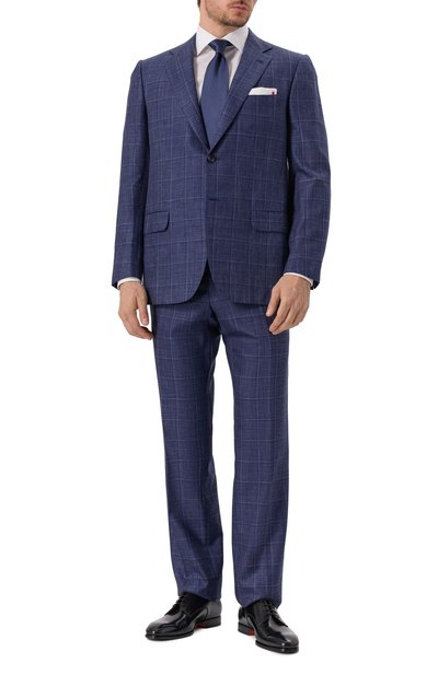 Мужской костюм из смеси кашемира и шелка KITON, арт. UA81K06S05