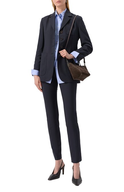 Женские шерстяные брюки BRUNELLO CUCINELLI, арт. MPW07P8584