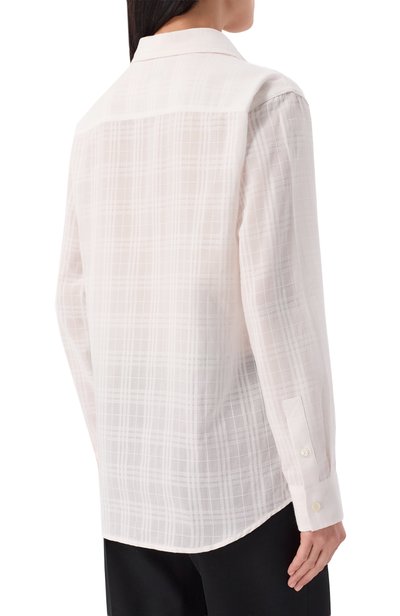 Хлопковая рубашка BURBERRY, арт. 8128113, фото 4