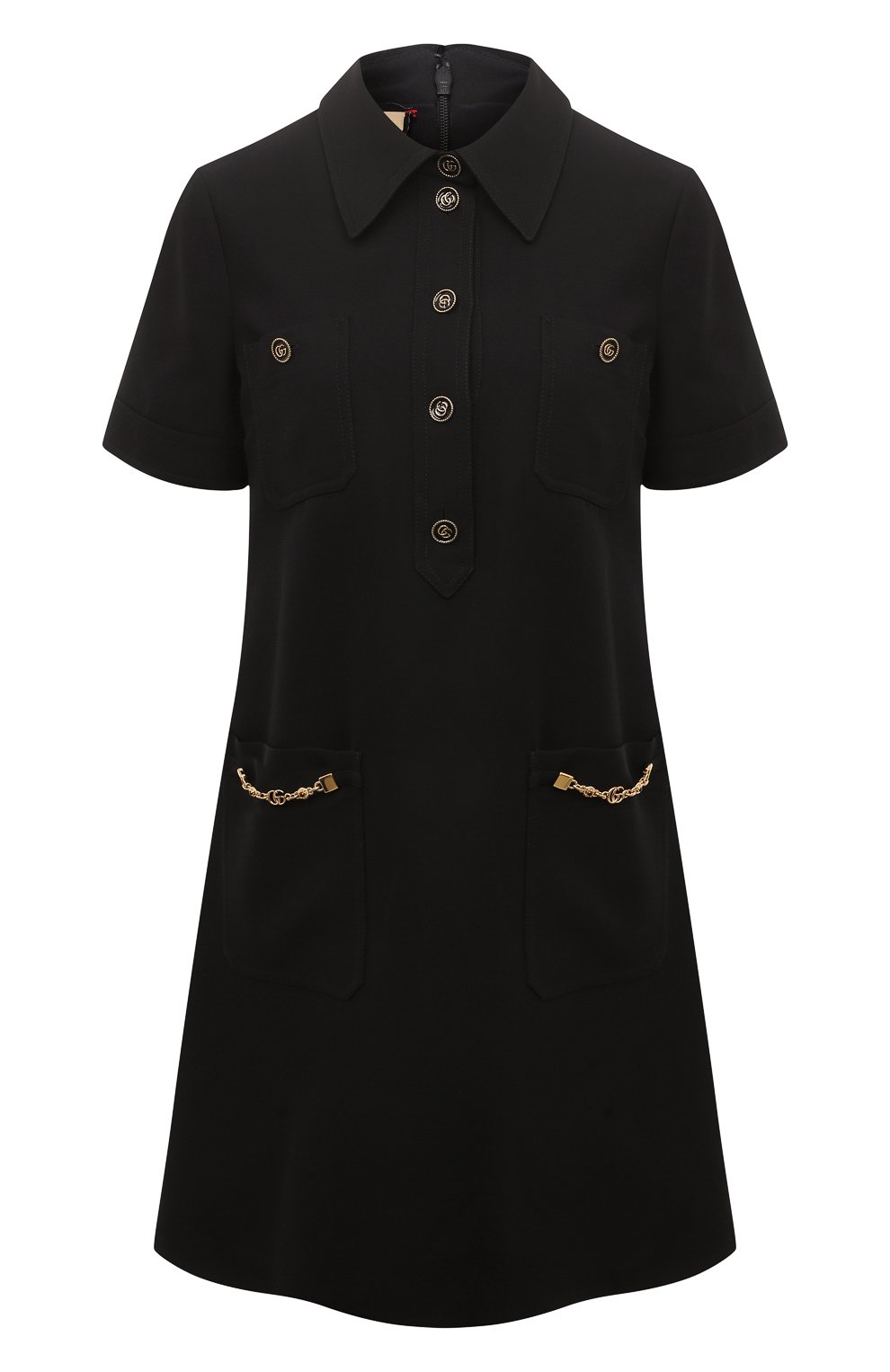 Платье из шелка и шерсти GUCCI, арт. 661672 ZAD88, фото 1