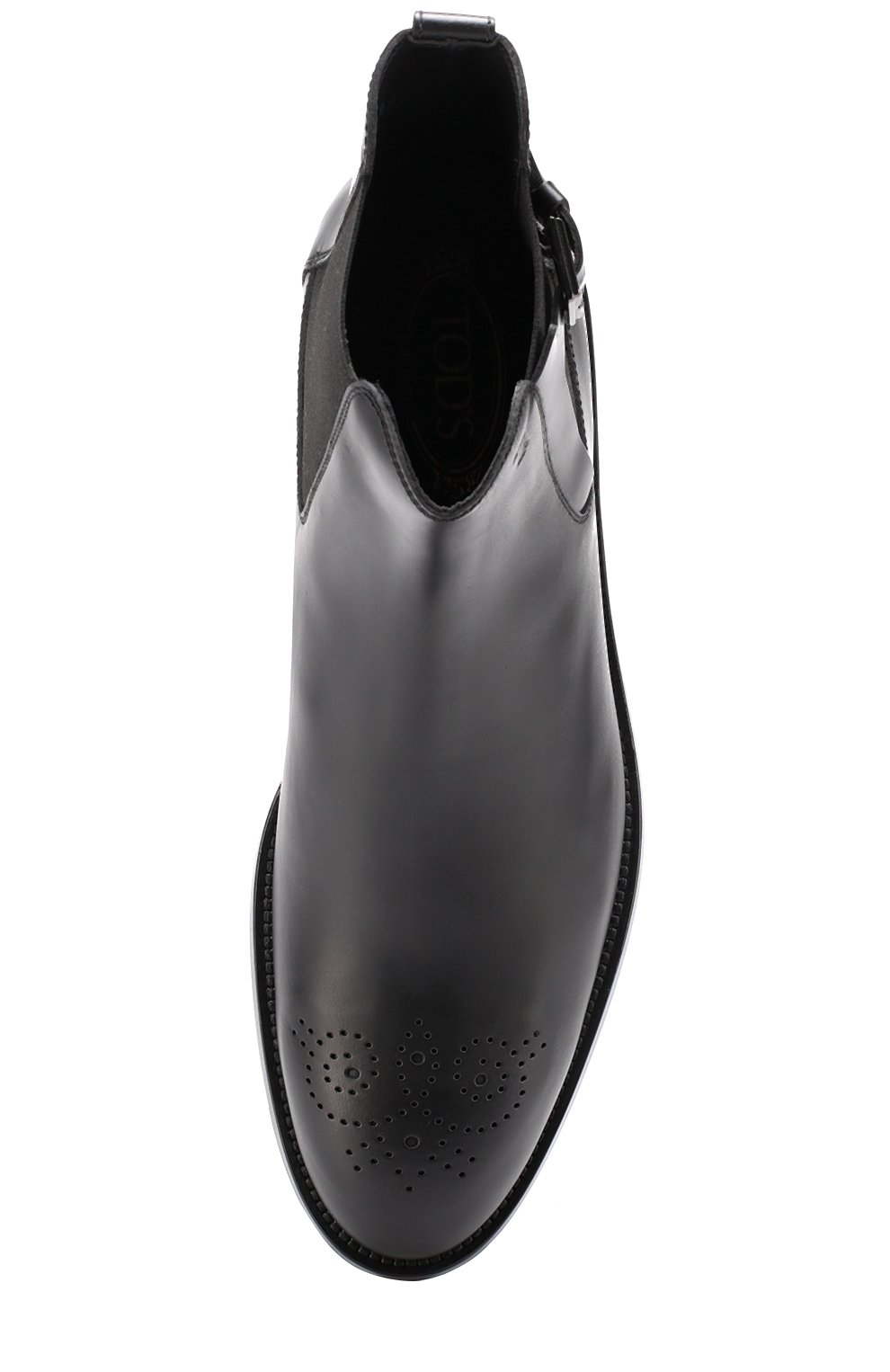 Кожаные челси с декоративной пряжкой и брогированием TOD’S, арт. XXM0XR0Q660PLSB999, фото 5