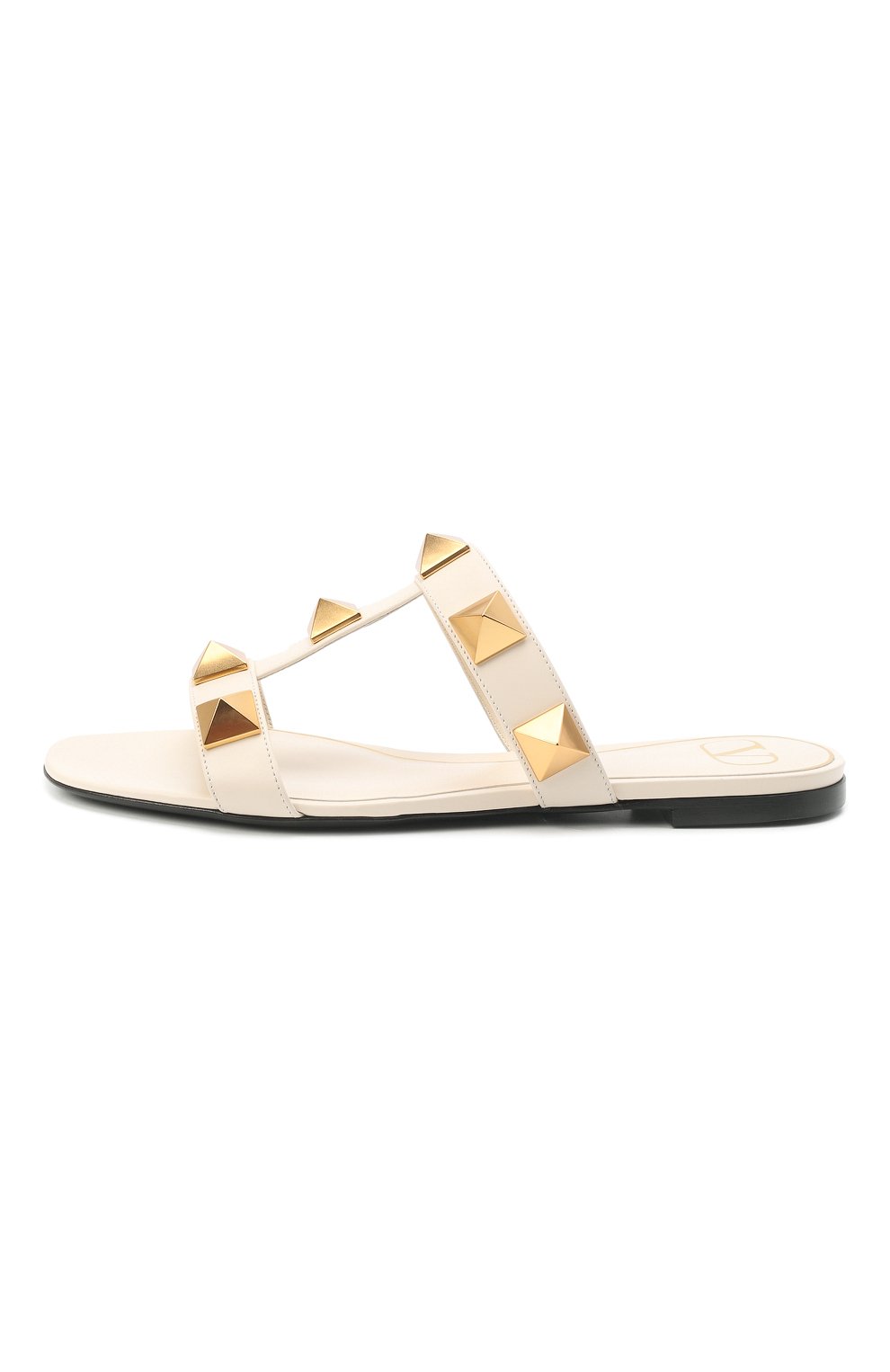 Кожаные шлепанцы roman stud VALENTINO, арт. XW2S0BU9/ZWM, фото 4