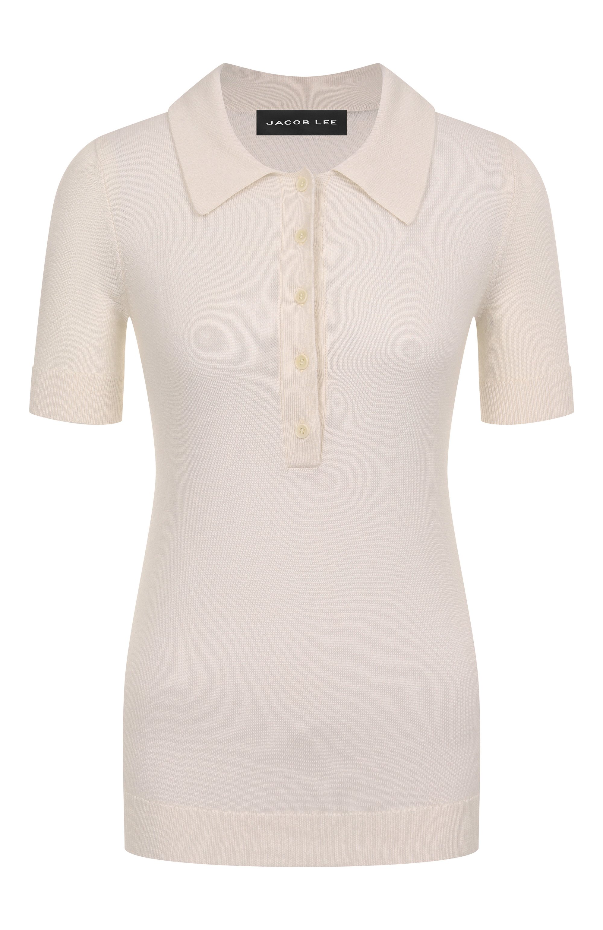 Поло из кашемира и шелка JACOB LEE, арт. WKP039SS25W, фото 1