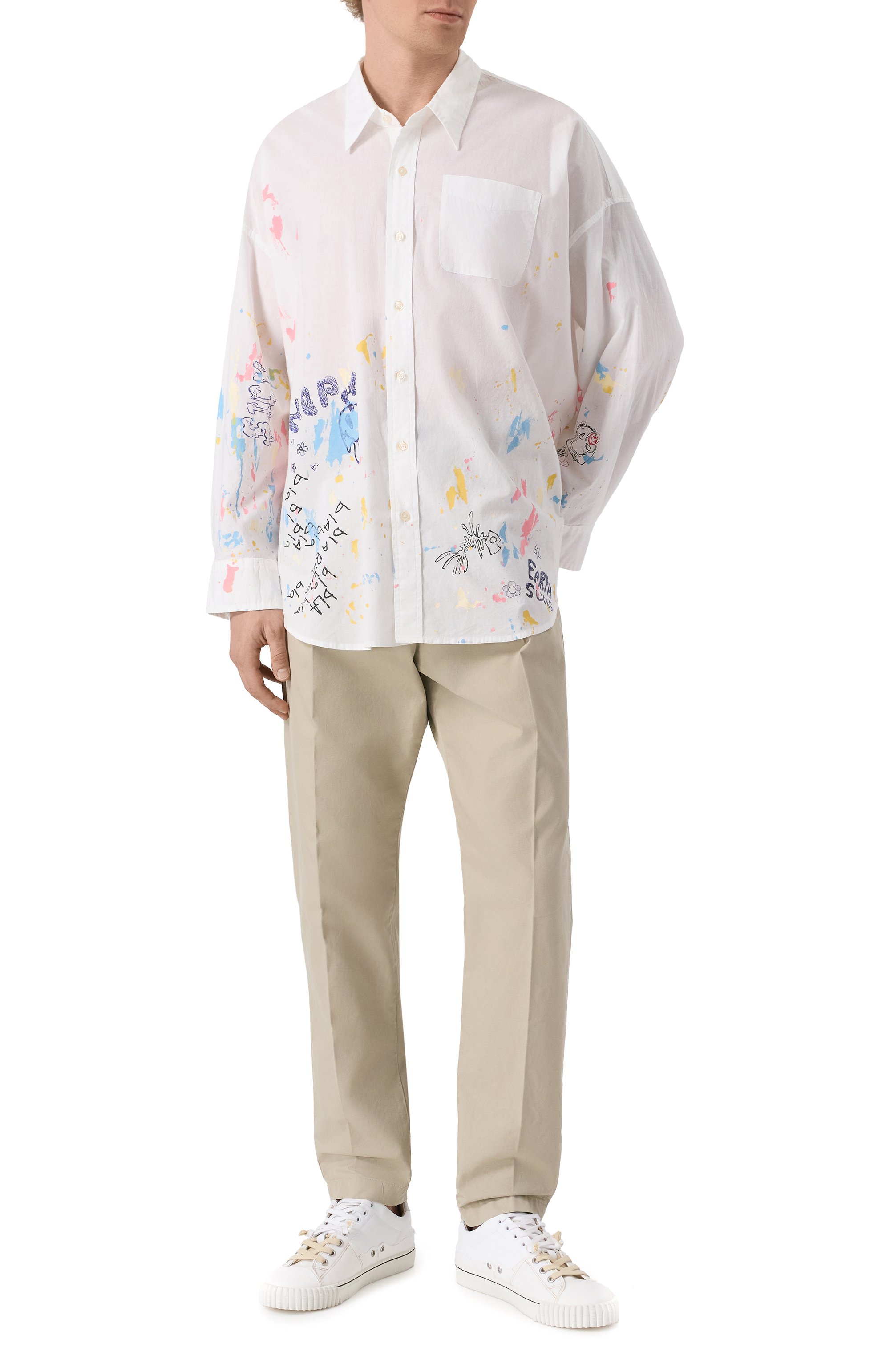 Хлопковая рубашка R13, арт. R13MR004-R508B, фото 2