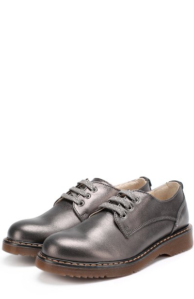 Дерби из металлизированной кожи TWINSET, арт. HA78AE/27-34, фото 1