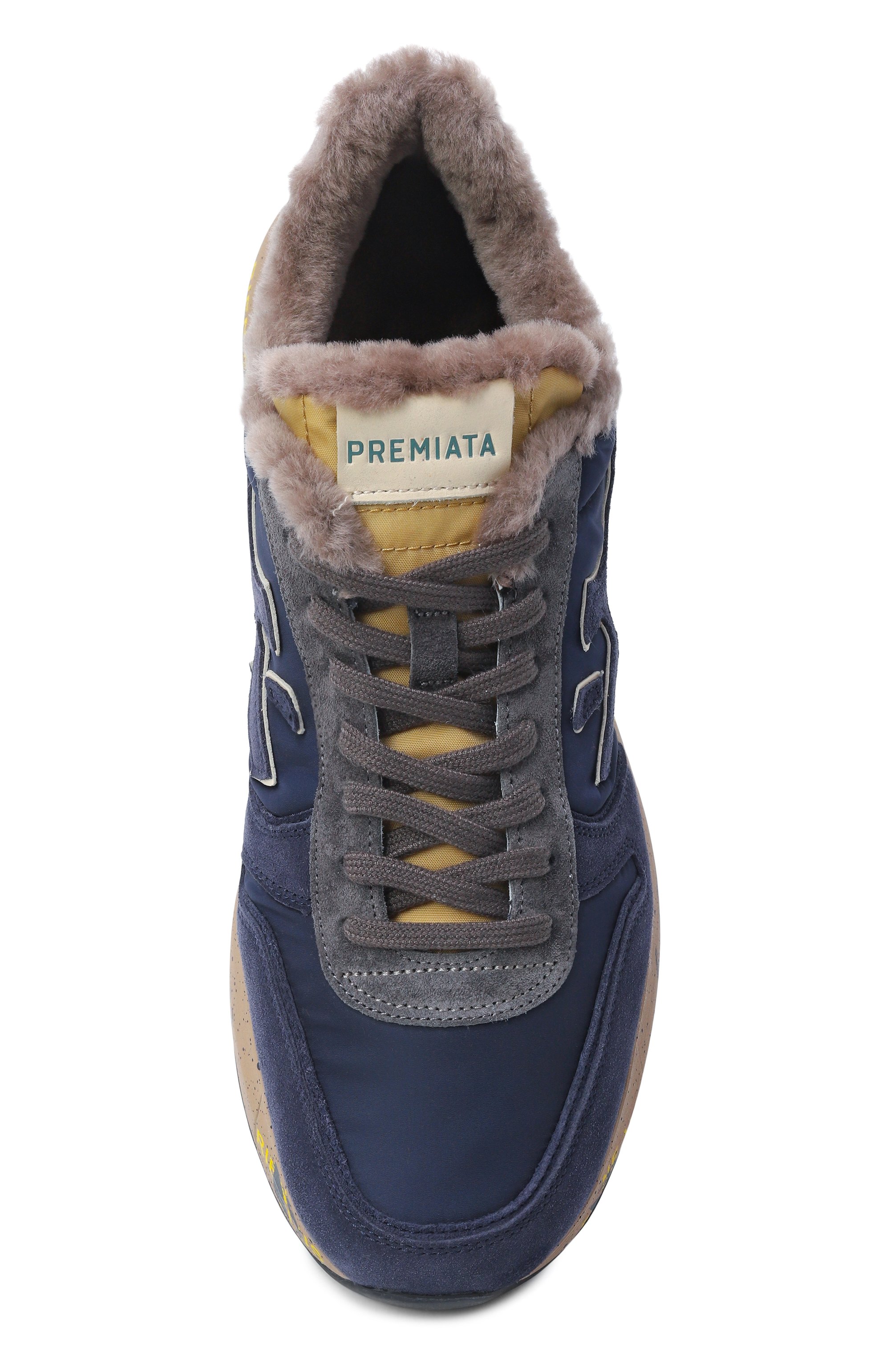 Комбинированные кроссовки mick PREMIATA темно-синего цвета по цене 41400 руб., арт. MICK/VAR 7068NM, фото 6 Комбинированные кроссовки mick PREMIATA, арт. MICK/VAR 7068NM, фото 6