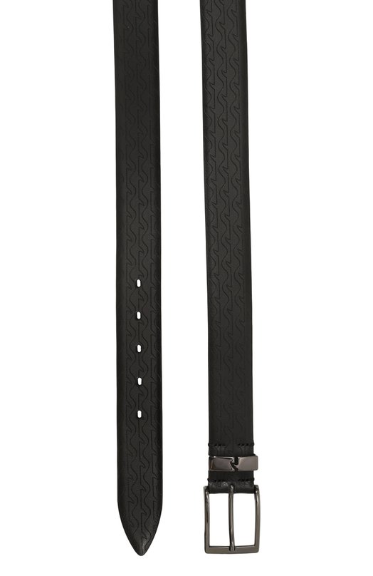 Кожаный ремень Paul&Shark 14316035 Чёрный  14316035 Фото 3