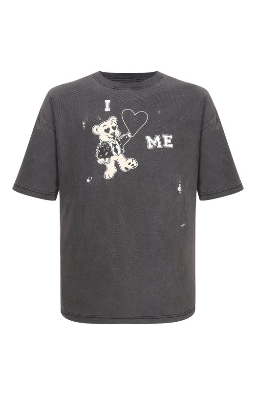 Хлопковая футболка DOMREBEL M ALWAYS/T-SHIRT Серый M ALWAYS/T-SHIRT