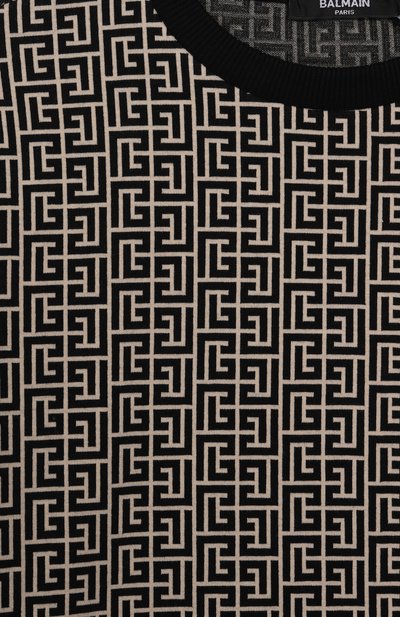 Хлопковая футболка BALMAIN бежевого цвета по цене 24050 руб., арт. BX8R01, фото 3 Хлопковая футболка BALMAIN, арт. BX8R01, фото 3