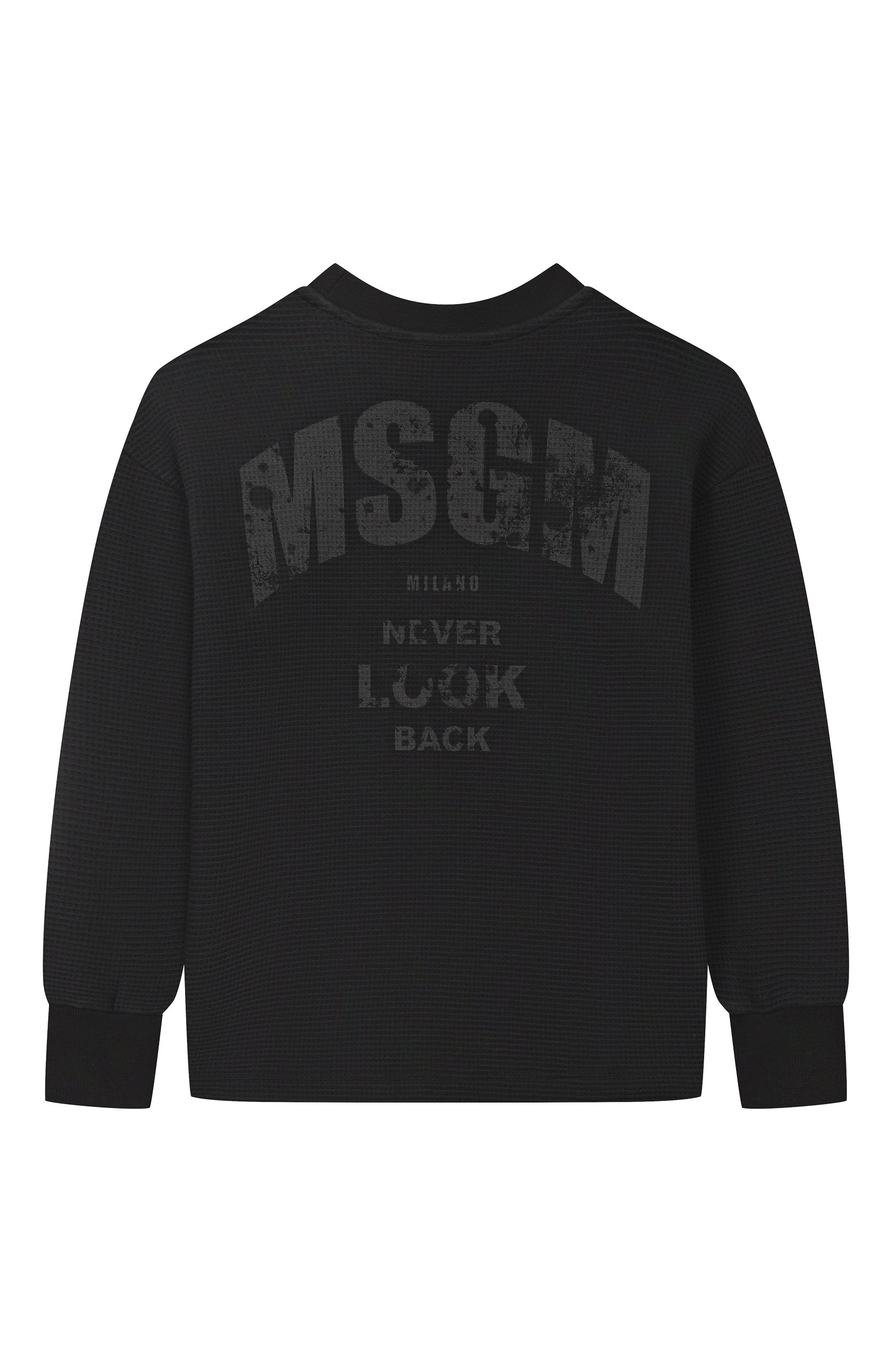 Хлопковый лонгслив MSGM KIDS, арт. F6MSJBTH320, фото 2