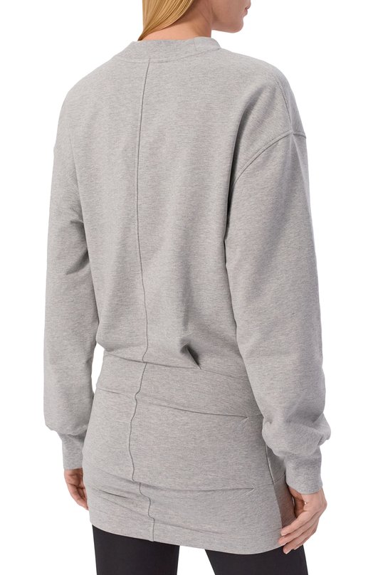 Хлопковое платье The Attico 260WCA00393/JJF006AA Серый  260WCA00393/JJF006AA Фото 3