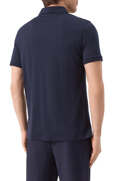 Поло из шелка и хлопка PAUL&SHARK, арт. 25411208, фото 4