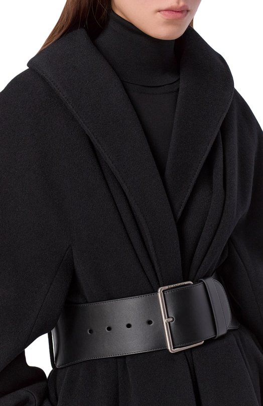 Шерстяное пальто Balenciaga 850600/TKU04 Чёрный  850600/TKU04 Фото 5