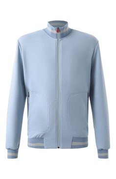 Мужской толстовка KITON голубого цвета, арт. UW2129V0852F02 | Фото 1 (Длина (для топов): Стандартные; Материал сплава: Проставлено; Драгоценные камни: Проставлено; Рукава: Длинные; Стили: Кэжуэл; Мужское Кросс-КТ: Толстовка-одежда; Материал внешний: Синтетический материал)