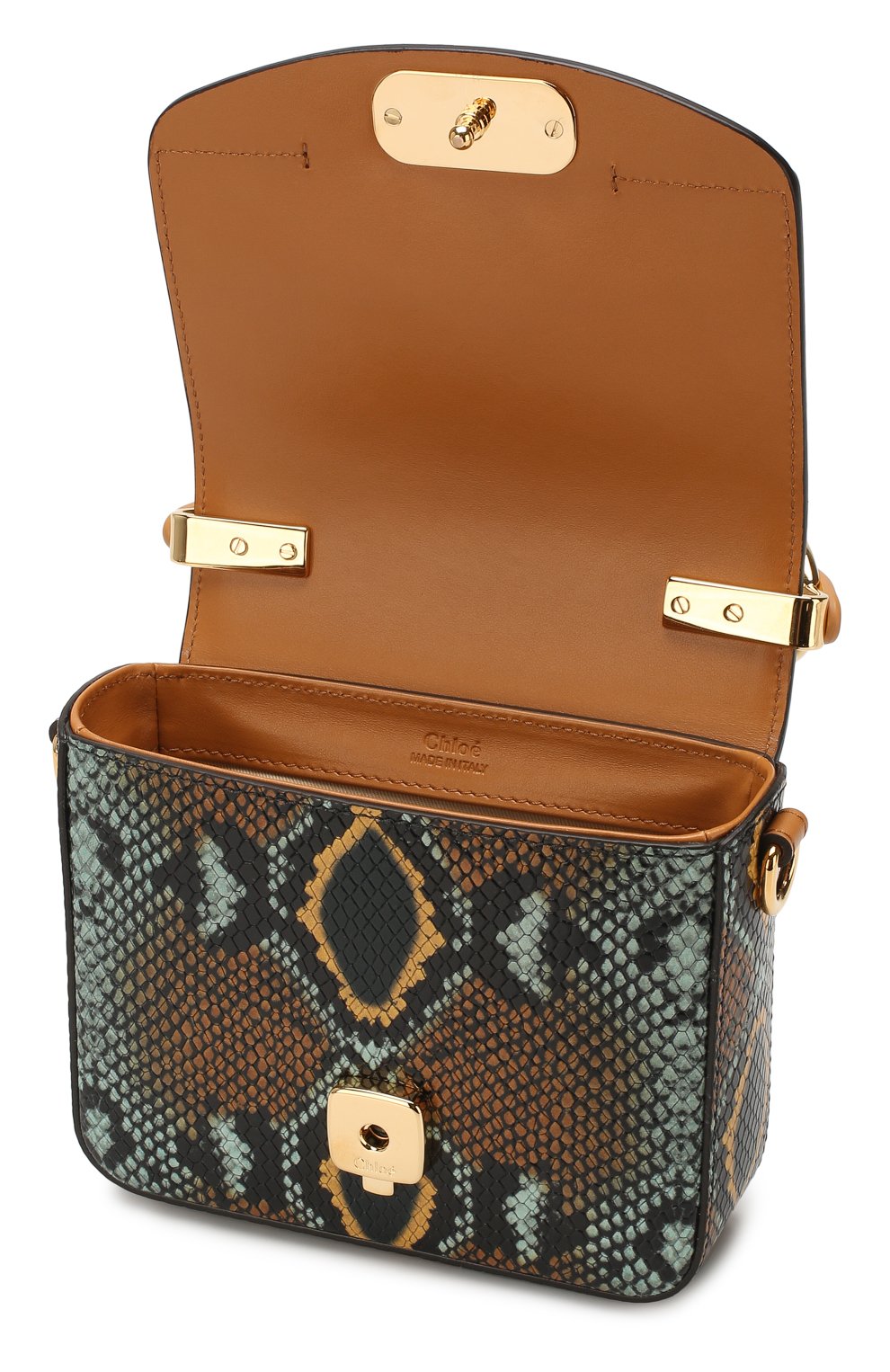 Сумка chloé c mini CHLOÉ голубого цвета по цене 206000 руб., арт. CHC20SS193C19, фото 4 Сумка chloé c mini CHLOÉ, арт. CHC20SS193C19, фото 4