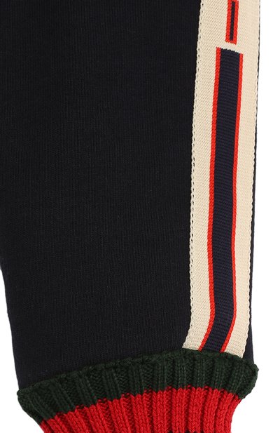 Хлопковые джоггеры с лампасами GUCCI, арт. 497807/X9L52, фото 3