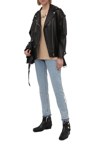 Хлопковая футболка OFF-WHITE, арт. 0WAA089S21JER003, фото 2