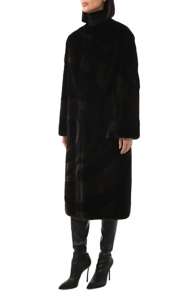 Шуба из норки KITON, арт. D58690K0535F05, фото 3