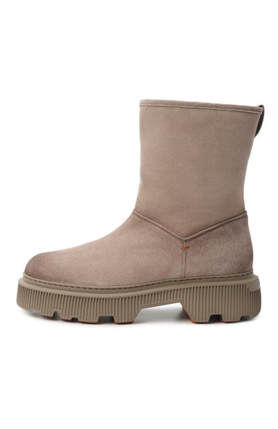 Замшевые полусапоги SANTONI, арт. WTCG71965GA2ARYH, фото 4