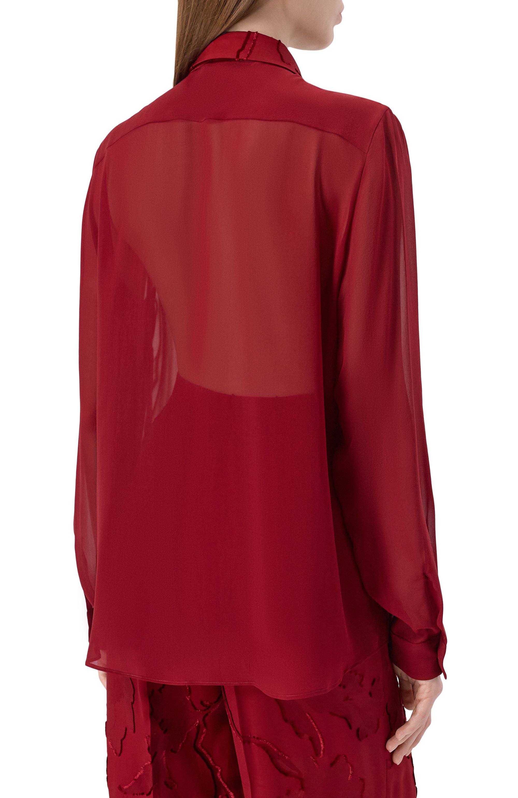 Блузка из вискозы и шелка ELIE SAAB, арт. SH082NP25/VI004, фото 4