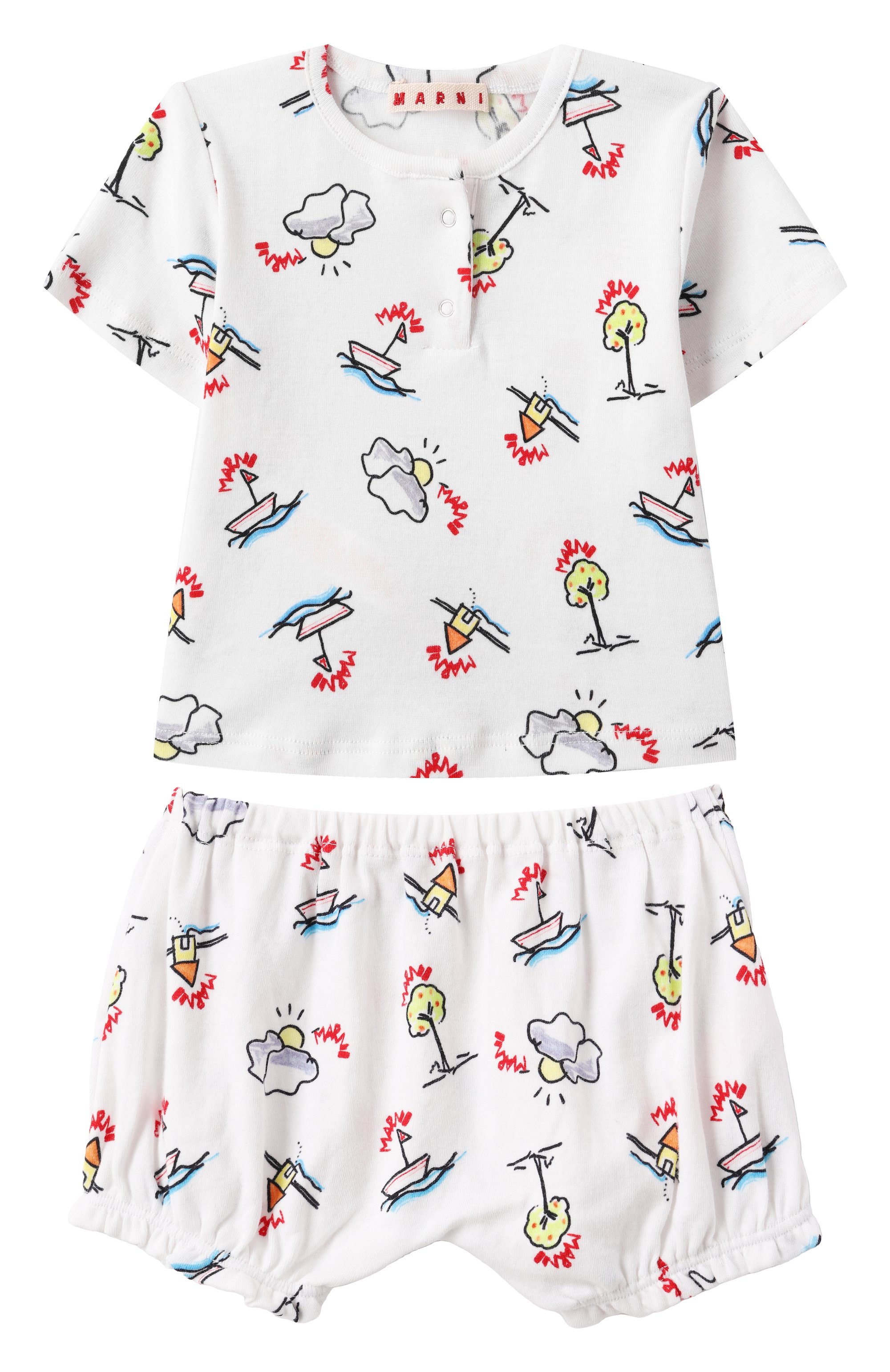 Комплект из футболки и шорт MARNI, арт. M01442/M00UK, фото 1