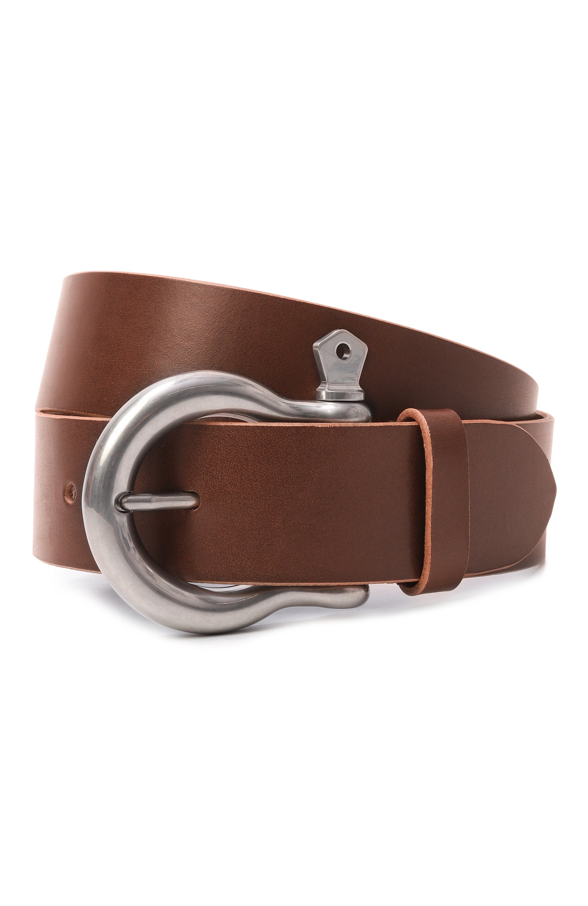 Кожаный ремень PETAR PETROV коричневого цвета по цене 62450 руб., арт. F25BB2, фото 1 Кожаный ремень PETAR PETROV, арт. F25BB2, фото 1