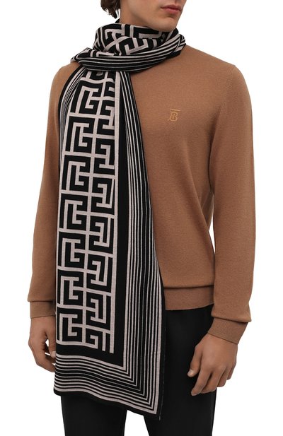 Шерстяной шарф BALMAIN, арт. XH1XG001/KB21, фото 2