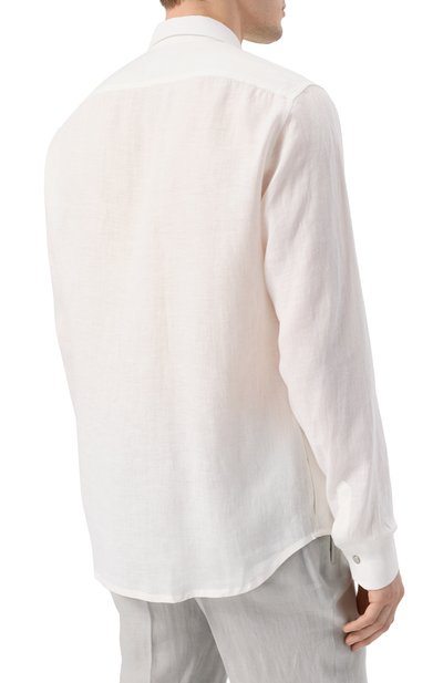 Льняная рубашка KITON, арт. UMCBUBAH0928601, фото 4