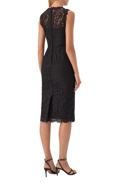 Платье из хлопка и вискозы DOLCE & GABBANA, арт. F6H0ZT/HLMTB, фото 3