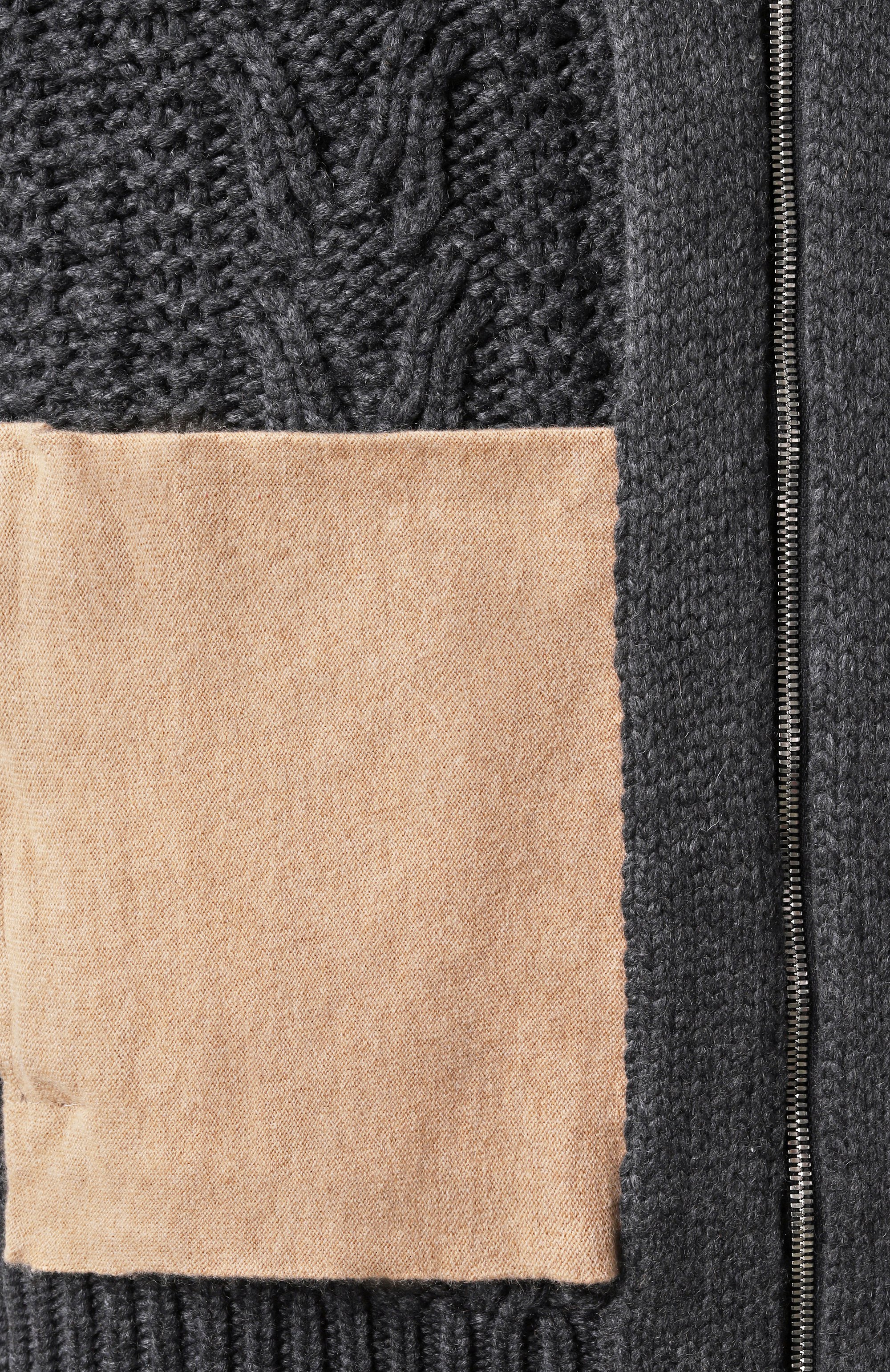 Кашемировый кардиган BRUNELLO CUCINELLI темно-серого цвета по цене 643500 руб., арт. MA2301106, фото 7 Кашемировый кардиган BRUNELLO CUCINELLI, арт. MA2301106, фото 7