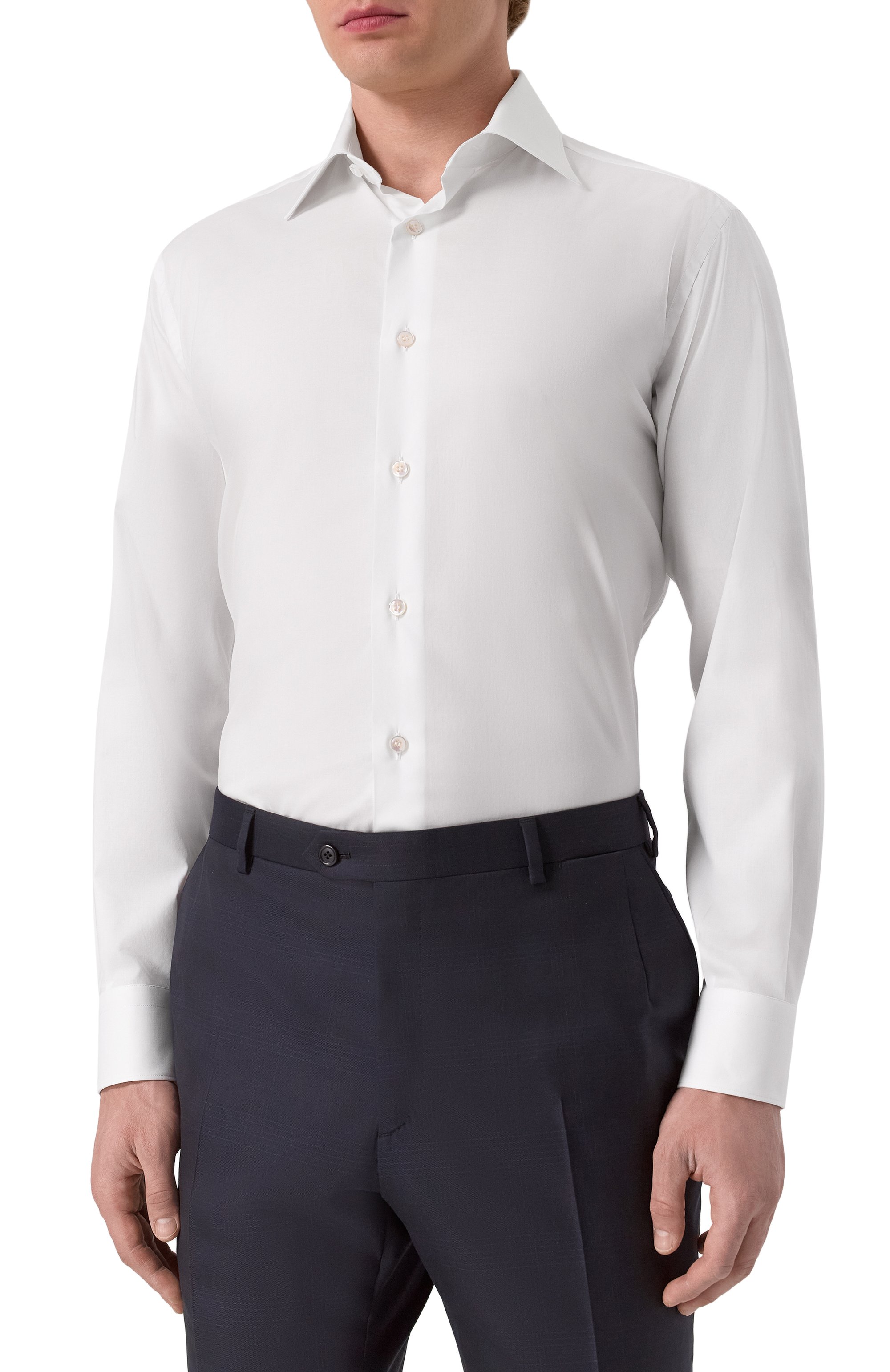 Хлопковая сорочка BRIONI, арт. RCA20L-OA04Q, фото 3