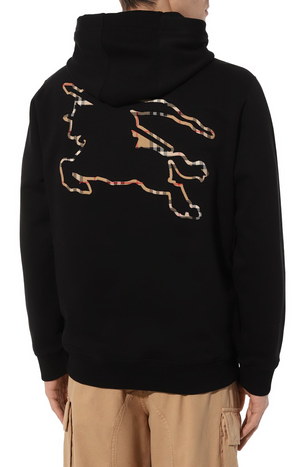 Хлопковое худи BURBERRY, арт. 8072713, фото 4