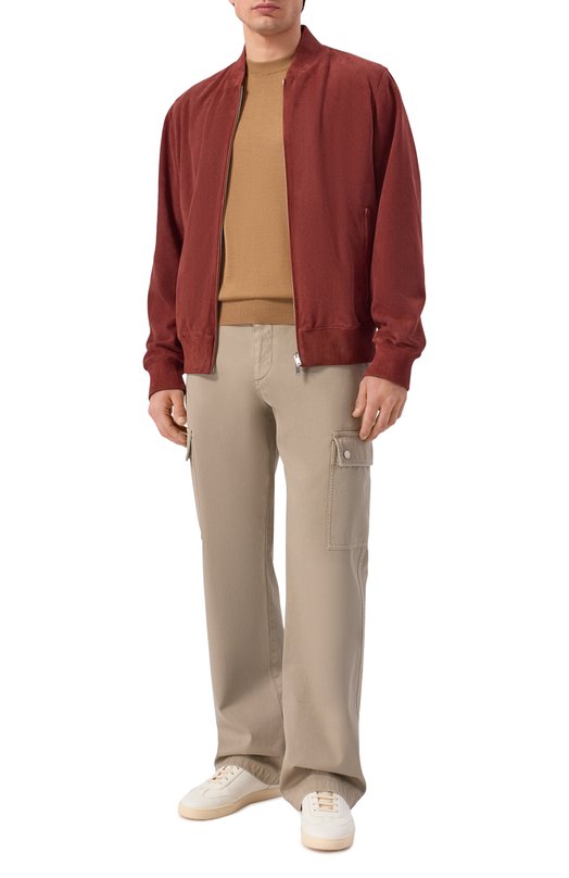 Замшевый бомбер MVST M26.2PM.L026/L016 Бордовый  M26.2PM.L026/L016 Фото 2