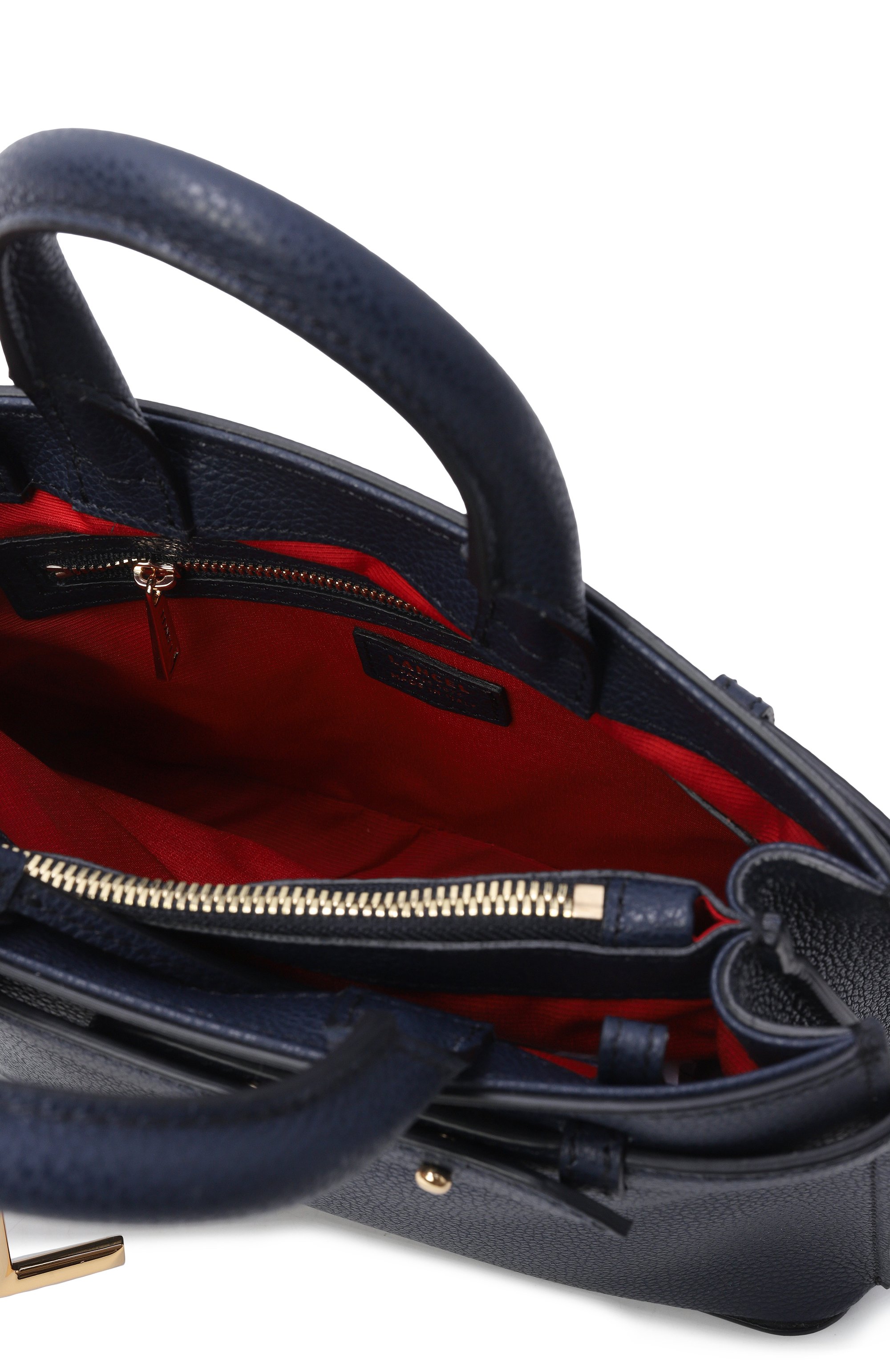 Сумка faubourg small LANCEL темно-синего цвета по цене 64350 руб., арт. A13527, фото 5 Сумка faubourg small LANCEL, арт. A13527, фото 5