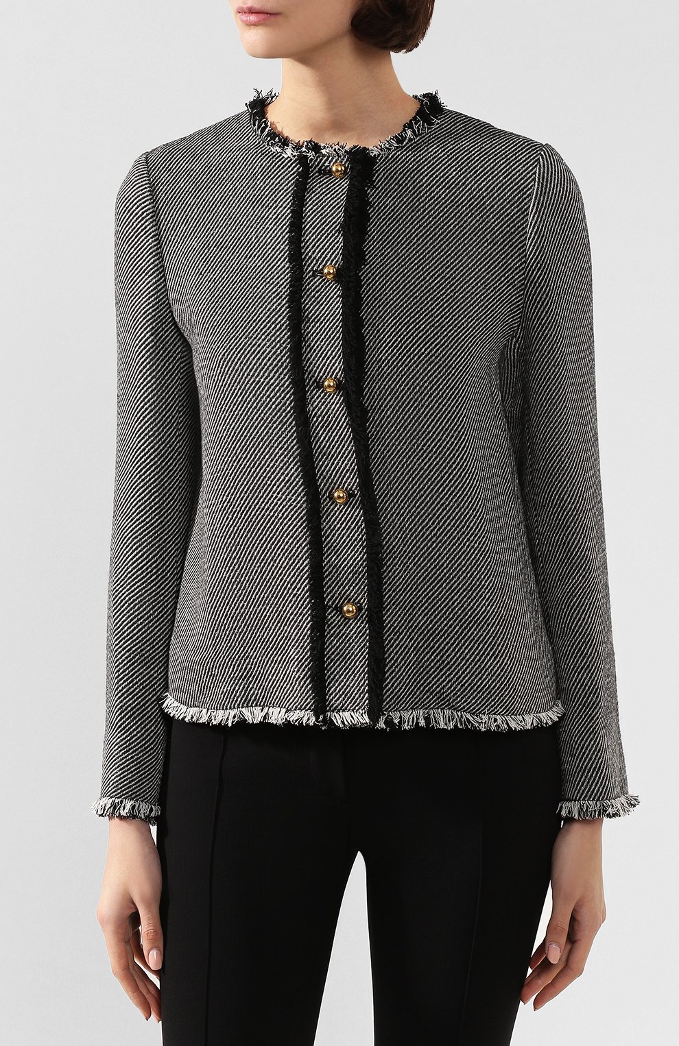 Жакет BY MALENE BIRGER черного цвета по цене 46700 руб., арт. Q67382005/MALIN, фото 3 Жакет BY MALENE BIRGER, арт. Q67382005/MALIN, фото 3