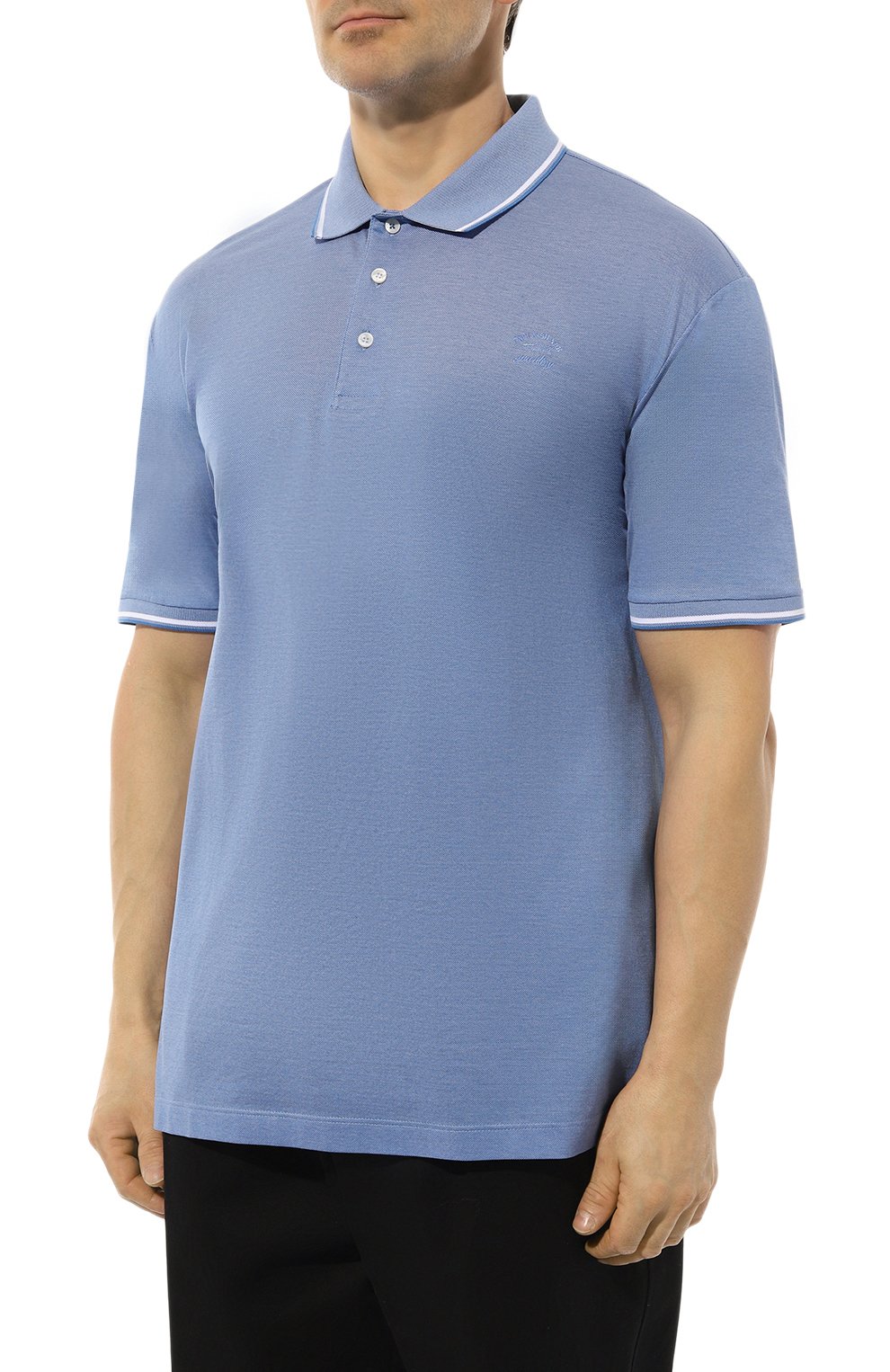 Хлопковое поло PAUL&SHARK, арт. 11311707/3XL-6XL, фото 3