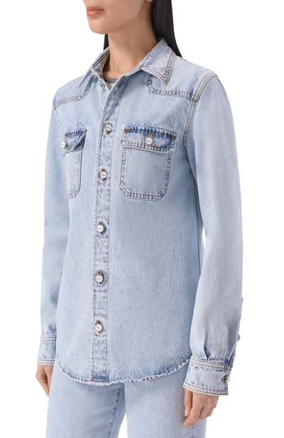 Джинсовая рубашка KITON, арт. DJ59401K0926H, фото 3