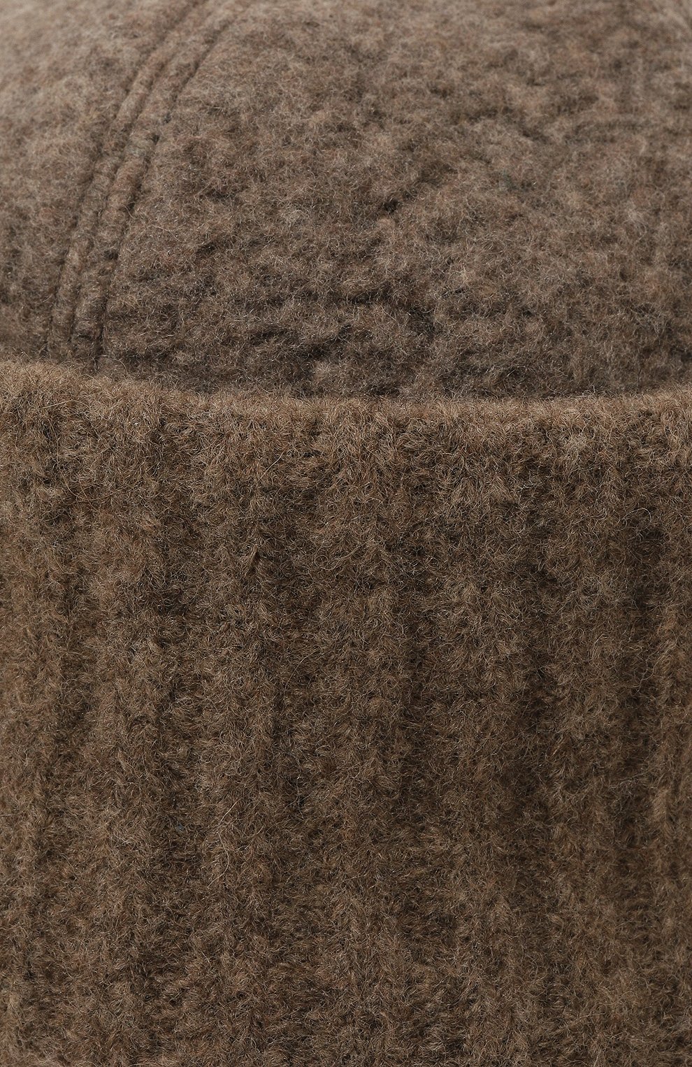 Шерстяная шапка ISABEL BENENATO светло-бежевого цвета по цене 33650 руб., арт. DA13F23, фото 4 Шерстяная шапка ISABEL BENENATO, арт. DA13F23, фото 4