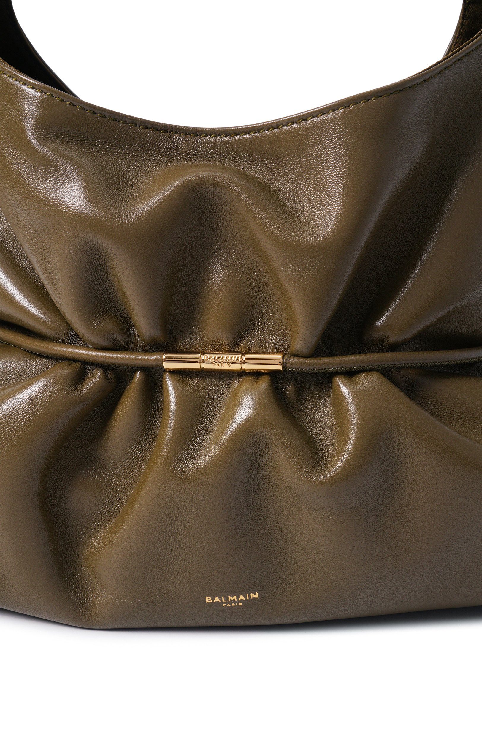 Сумка sphynx medium BALMAIN хаки цвета по цене 163500 руб., арт. HN0DB094/LNPH, фото 6 Сумка sphynx medium BALMAIN, арт. HN0DB094/LNPH, фото 6