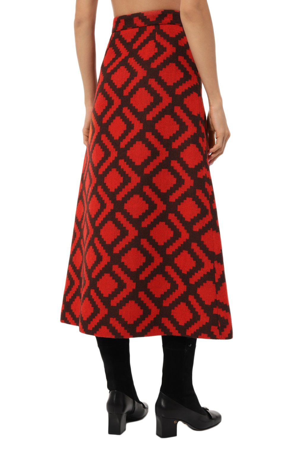 Шерстяная юбка GUCCI, арт. 643324 ZAF3A, фото 4