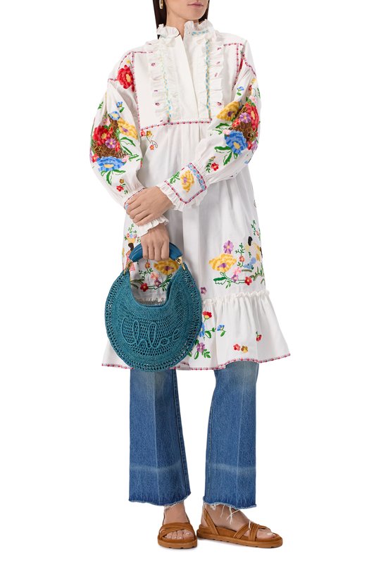 Сумка Summer Banana Chloé CH25US902P08 Голубой  CH25US902P08 Фото 7