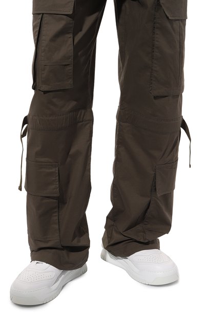 Кожаные кроссовки greca odissea VERSACE, арт. 10081241/A058731, фото 3