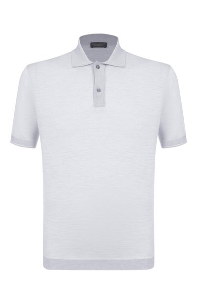 Мужское поло из хлопка и шелка PAUL&SHARK, арт. 25411627_001