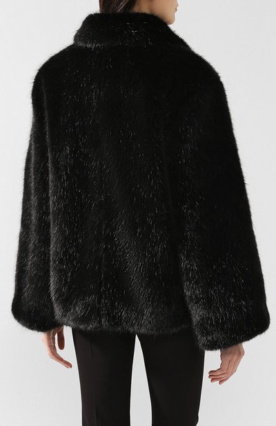 Шуба из эко-меха TOTEME, арт. CHATEL FAUX FUR 1902-1911, фото 4