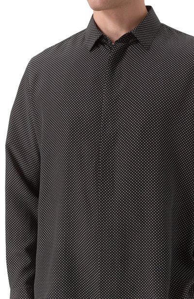 Шелковая рубашка SAINT LAURENT, арт. 646850/Y301W, фото 5