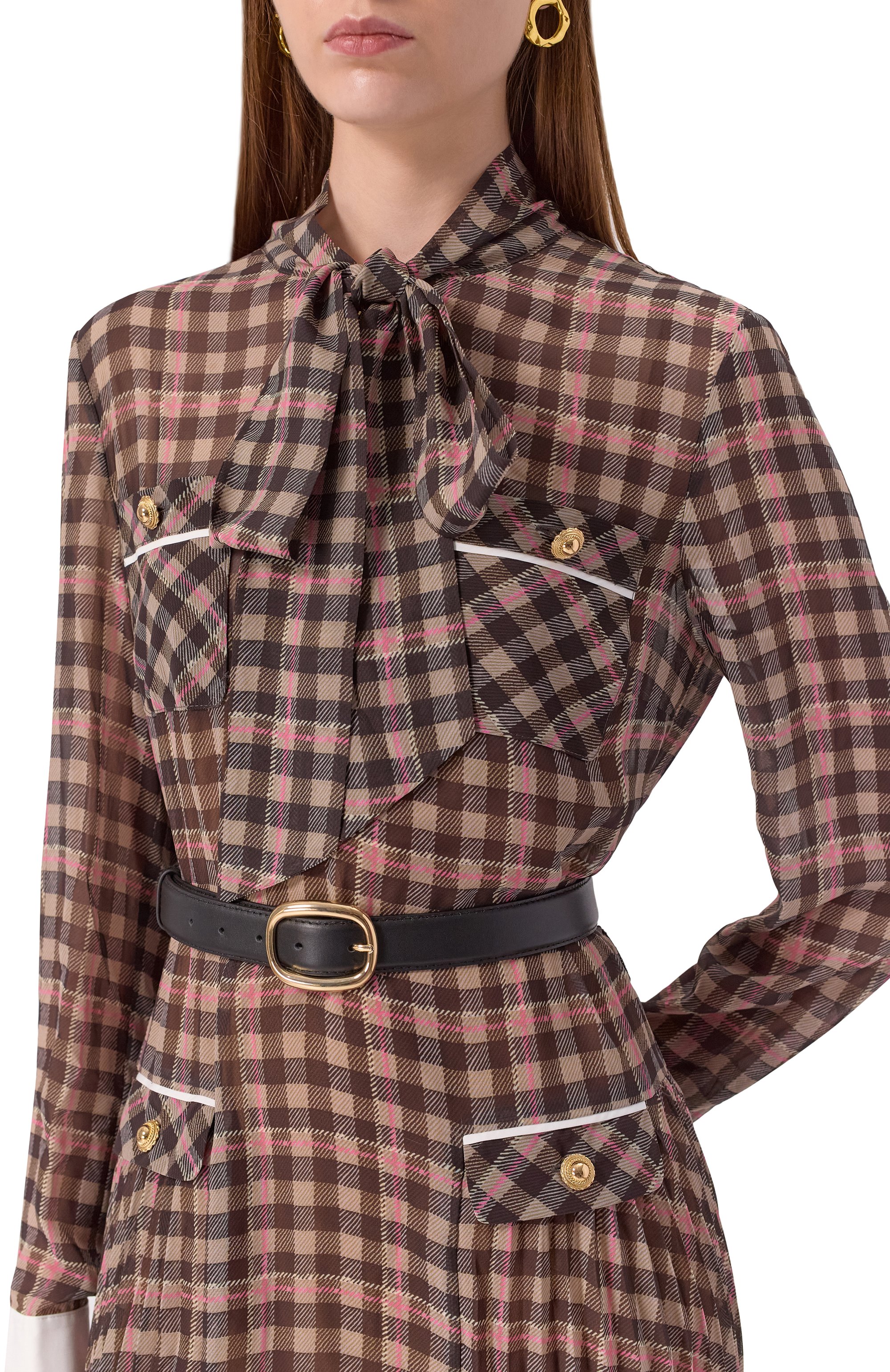 Платье SELF-PORTRAIT, арт. AW25081MBR, фото 5